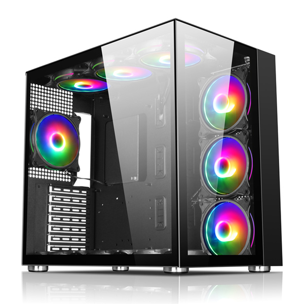 CASE XANDER NEPTUNE 7 FANS ARGB BLACK 